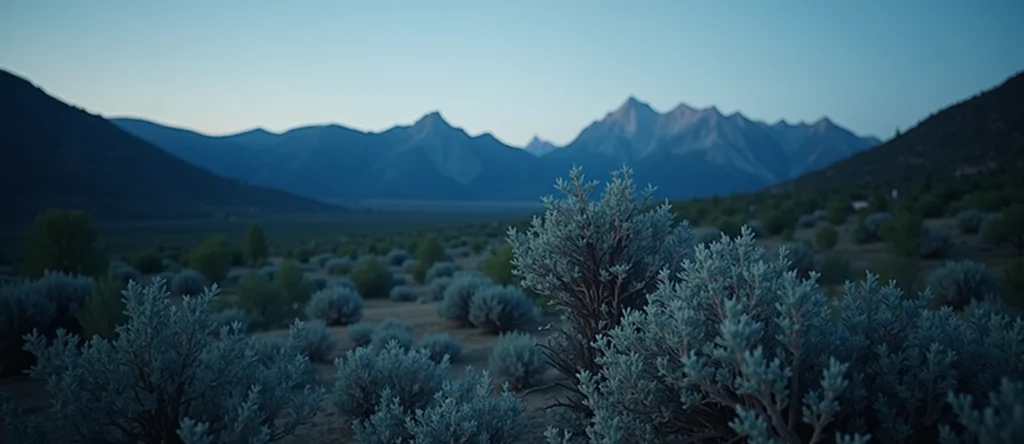 Symbolizing Identity/Local: A local Sierra Juniper Sierra Nevada skyline. - AI Generated