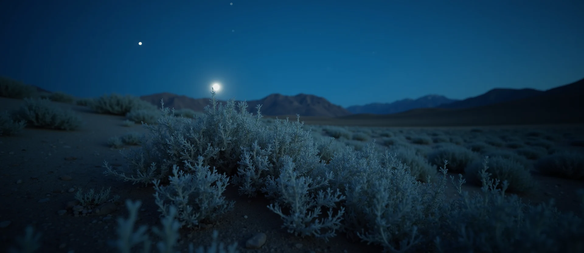Symbolizing Identity/Local: A local Bitterbrush High Desert vista. - AI Generated