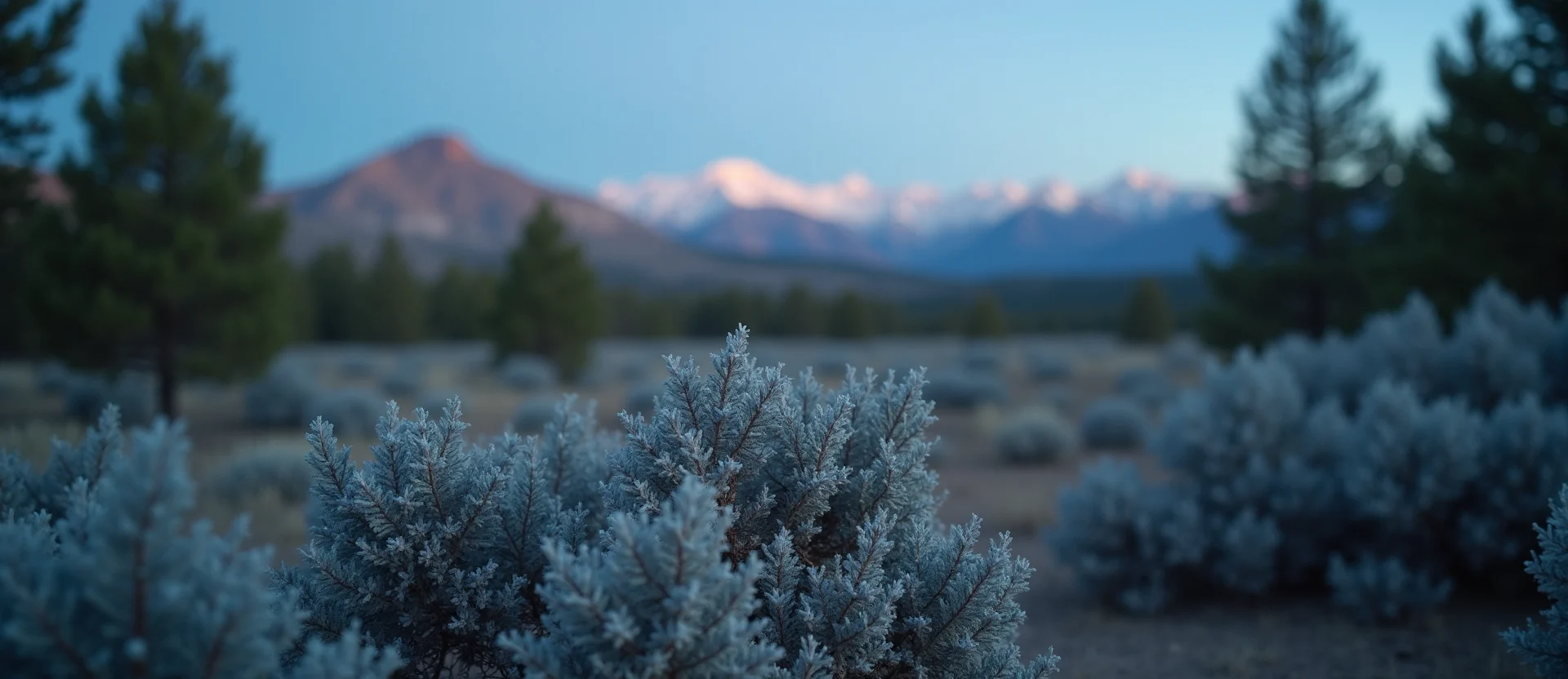 Symbolizing Stability/Peak: A local Ponderosa Pine distant Sierra horizon. - AI Generated