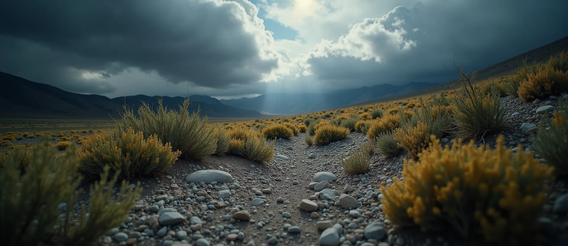 Symbolizing Identity/Local: A local Rabbitbrush Mt. Rose foothills. - AI Generated