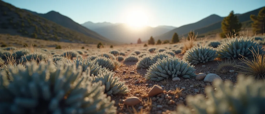 Symbolizing Identity/Local: A local Bitterbrush Washoe Valley floor. - AI Generated