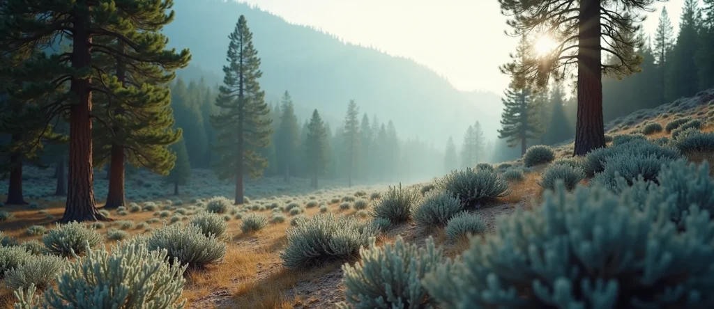 Symbolizing Identity/Local: A local Ponderosa Pine Mt. Rose foothills. - AI Generated