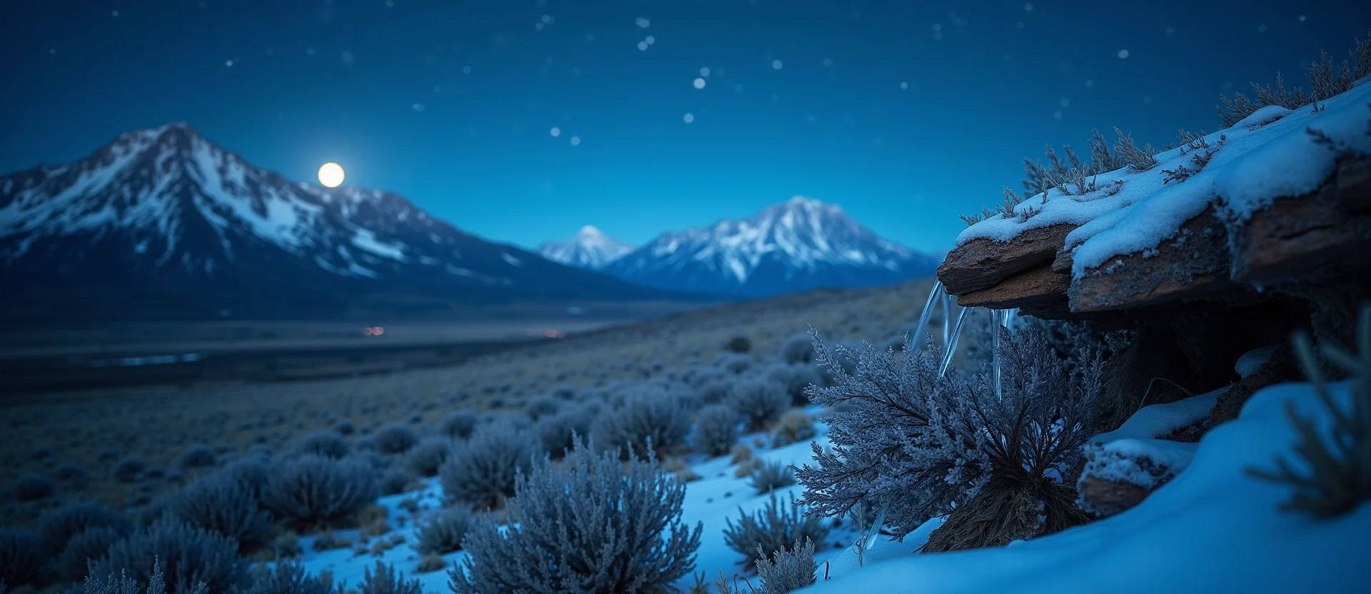 Symbolizing Identity/Local: A local Indian Paintbrush High Desert vista. - AI Generated