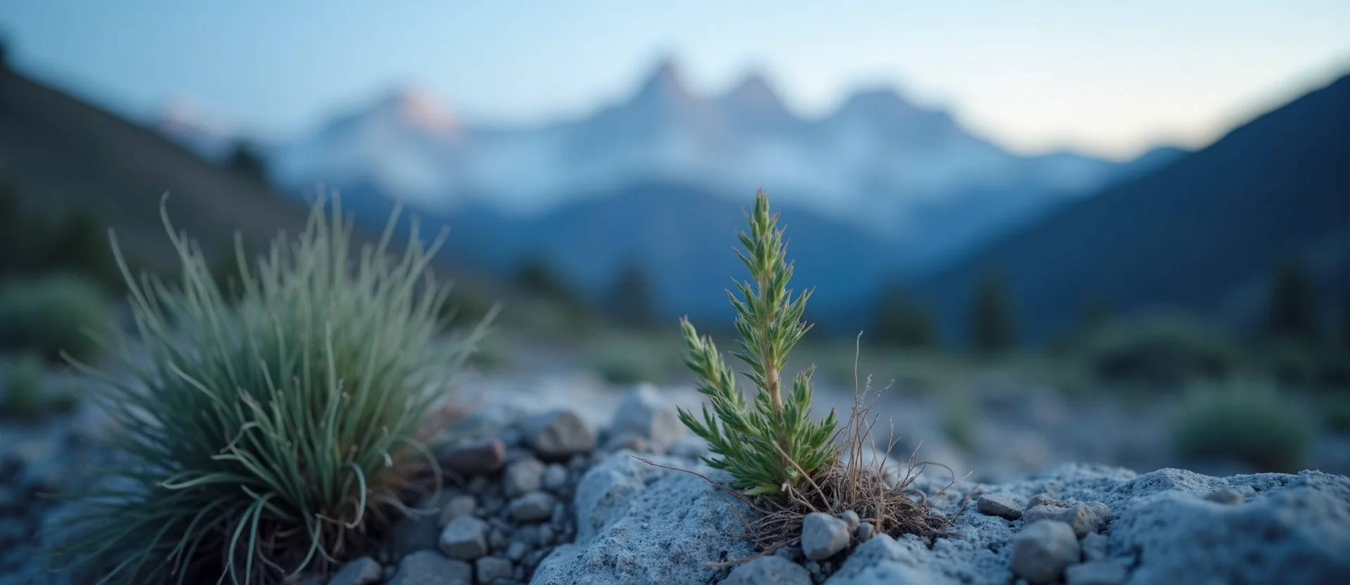 Symbolizing Seed/New Beginning: A local Rabbitbrush sprouting sagebrush seedling. - AI Generated