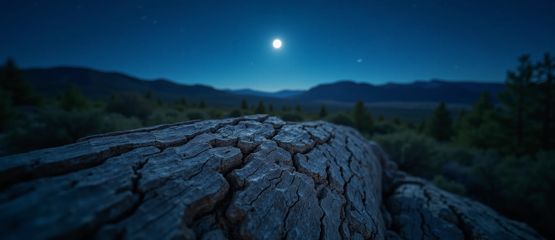 Symbolizing Identity/Local: A local Bitterbrush Sierra Nevada skyline. - AI Generated