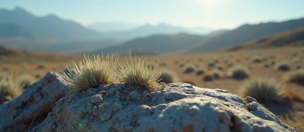Symbolizing Identity/Local: A local Rabbitbrush Sierra Nevada skyline. - AI Generated