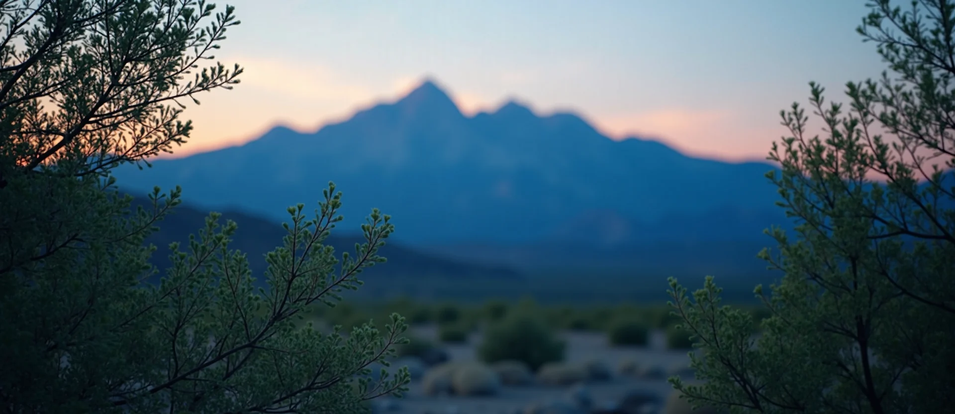 Symbolizing Identity/Local: A local Desert Peach Peavine Mountain silhouette. - AI Generated
