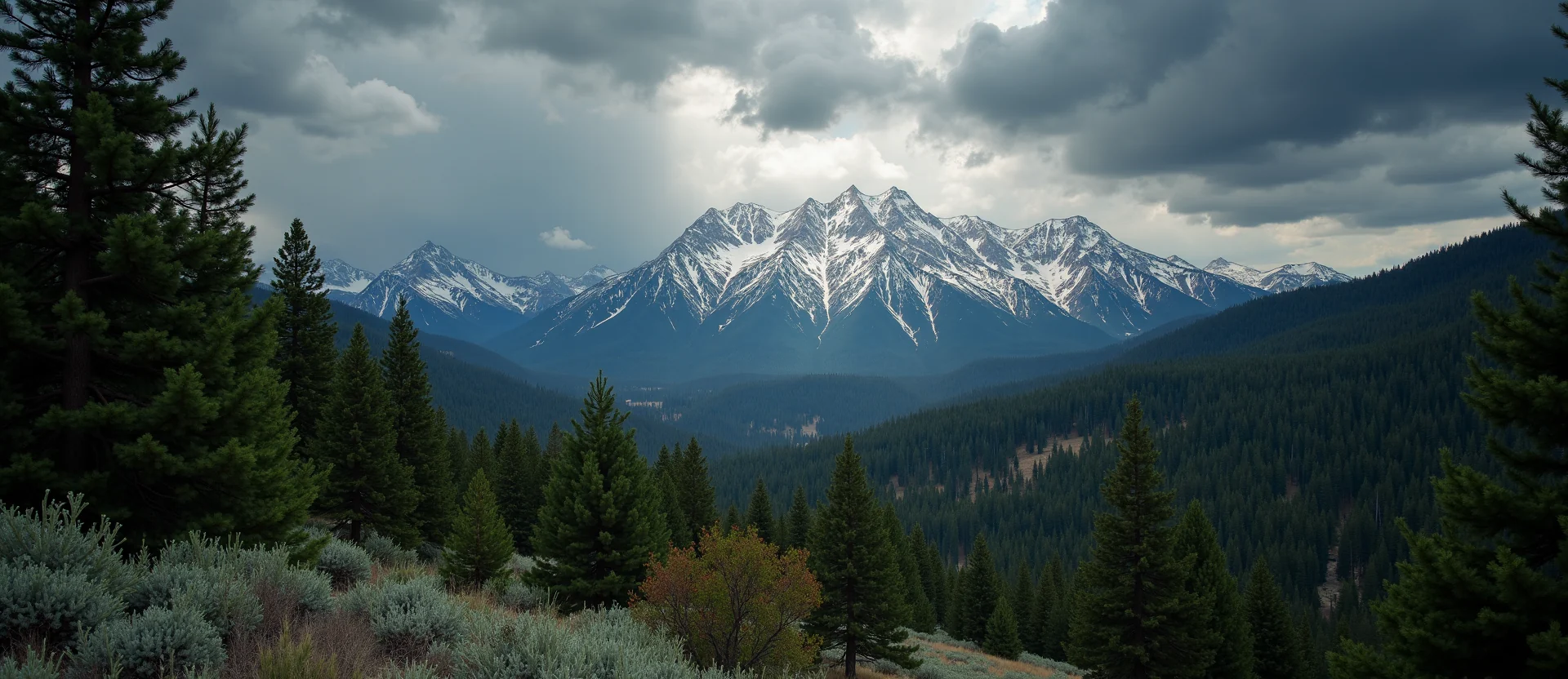 Symbolizing Identity/Local: A local Ponderosa Pine Mt. Rose foothills. - AI Generated