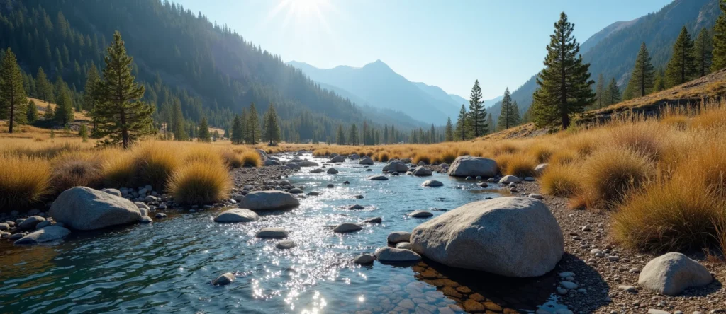 Symbolizing Flow/Cleansing: A local Bitterbrush smooth Truckee river stones. - AI Generated