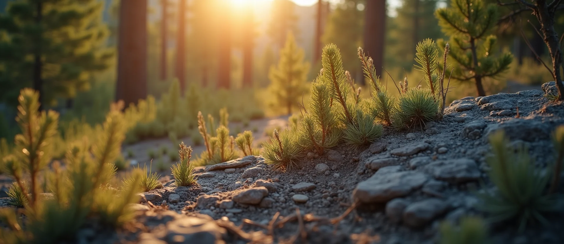 Symbolizing Identity/Local: A local Bitterbrush High Desert vista. - AI Generated