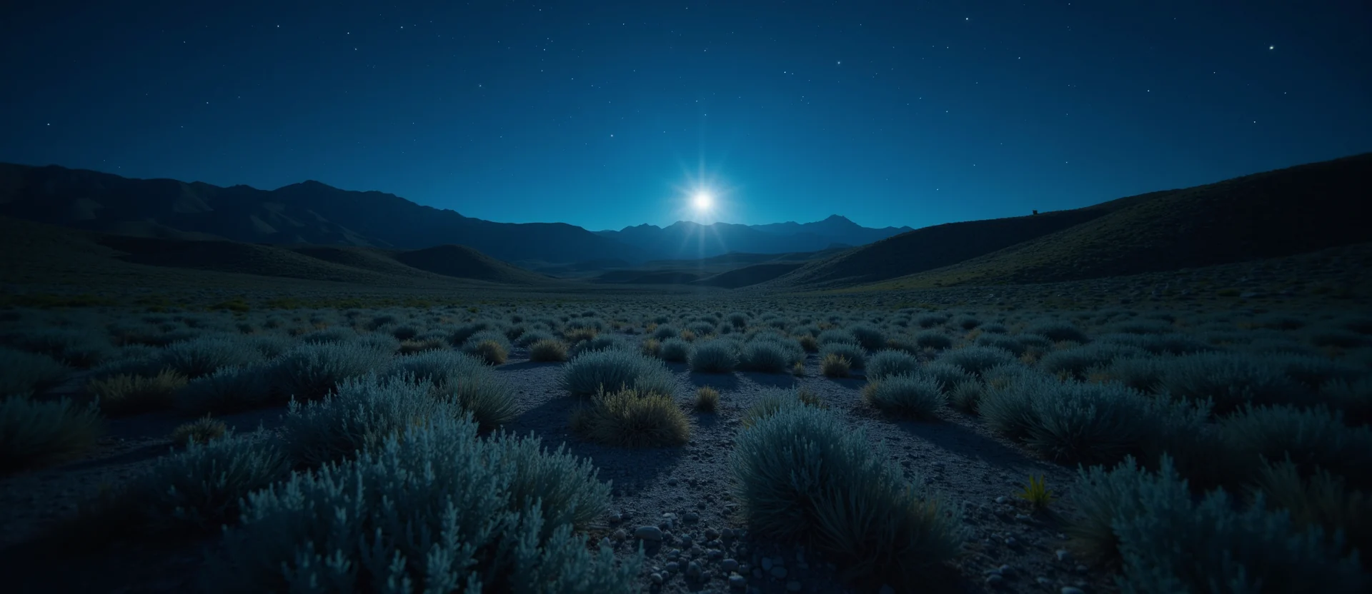 Symbolizing Identity/Local: A local Sagebrush (Artemisia tridentata) High Desert vista. - AI Generated