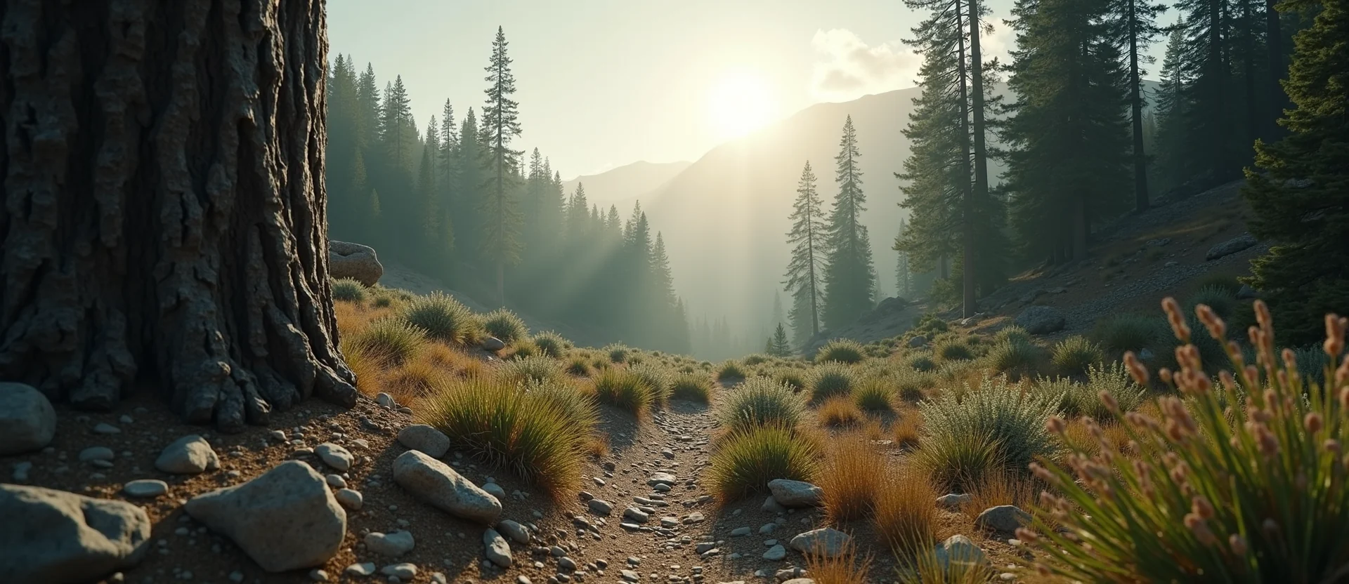 Symbolizing Identity/Local: A local Sierra Juniper Mt. Rose foothills. - AI Generated
