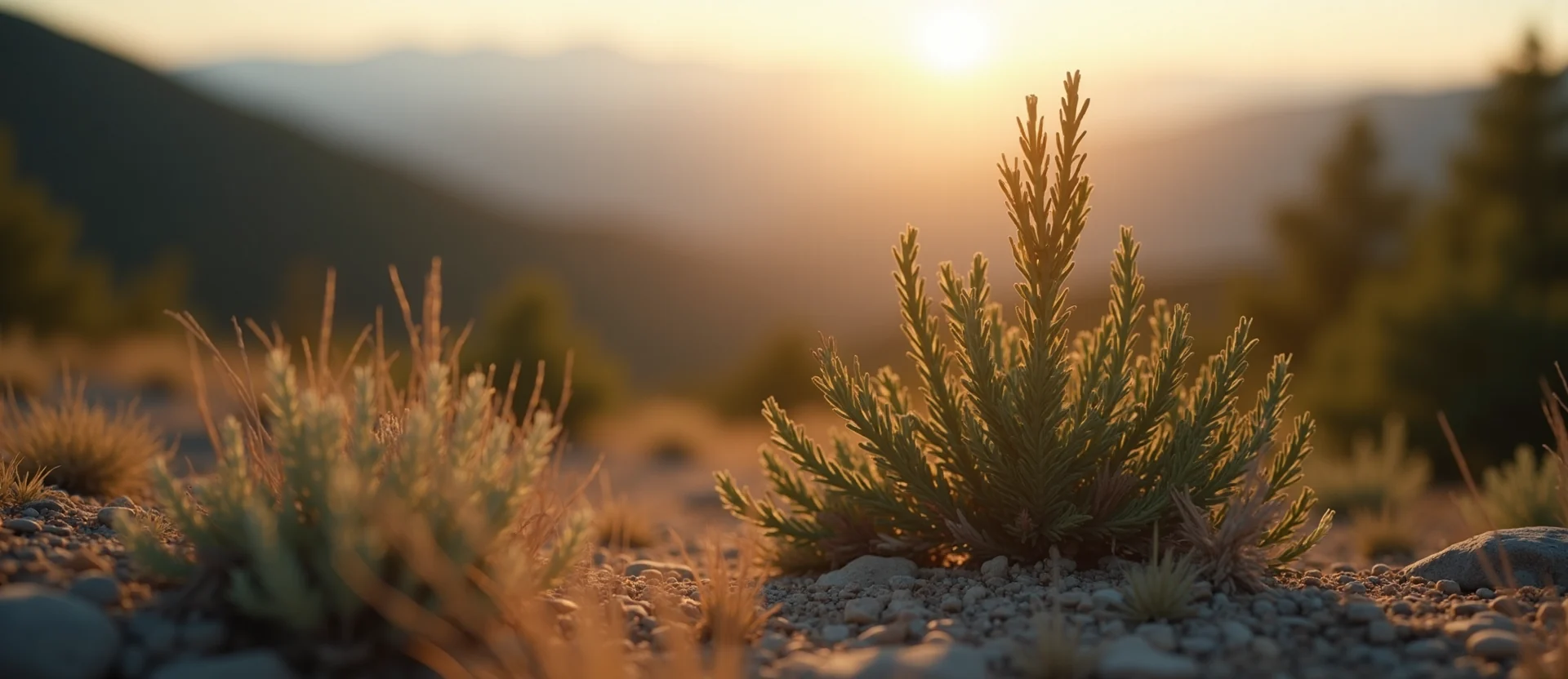 Symbolizing Identity/Local: A local Rabbitbrush Mt. Rose foothills. - AI Generated