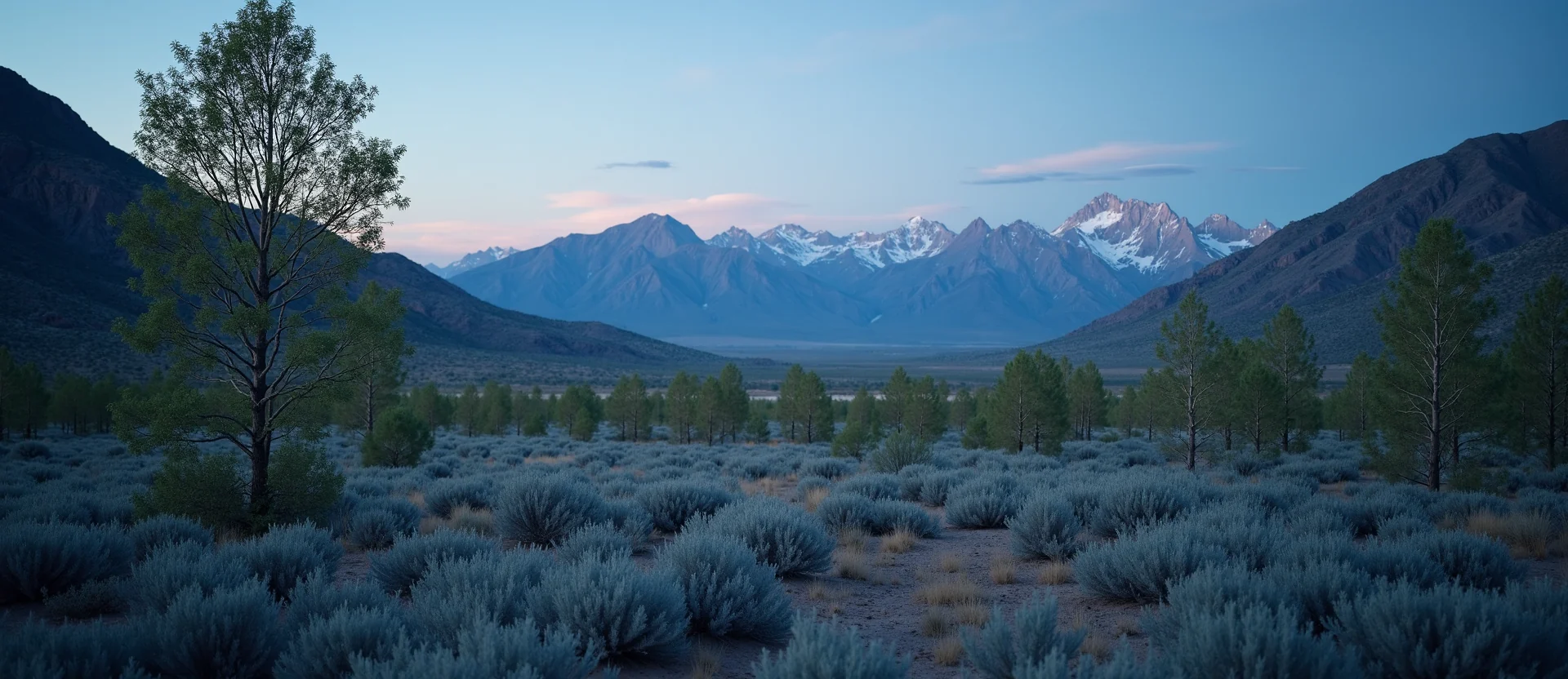 Symbolizing Identity/Local: A local Quaking Aspen High Desert vista. - AI Generated