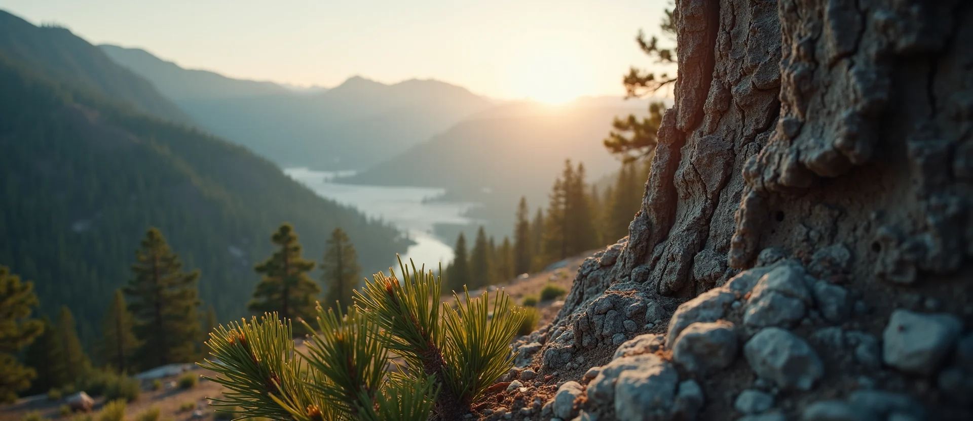 Symbolizing Identity/Local: A local Sierra Juniper Peavine Mountain silhouette. - AI Generated