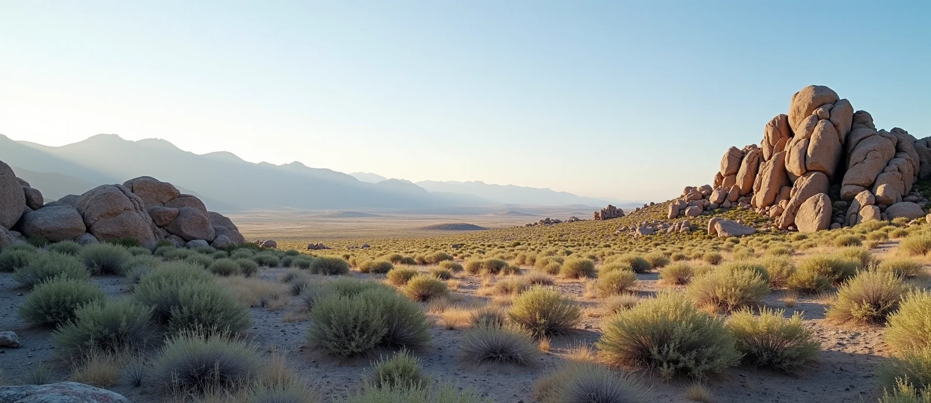 Symbolizing Identity/Local: A local Sagebrush (Artemisia tridentata) High Desert vista. - AI Generated