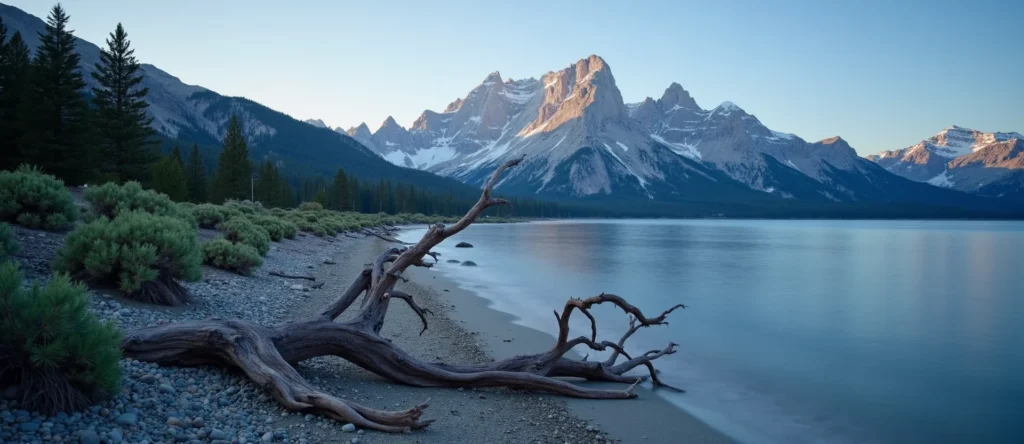 Symbolizing Stability/Peak: A local Manzanita jagged granite peak. - AI Generated