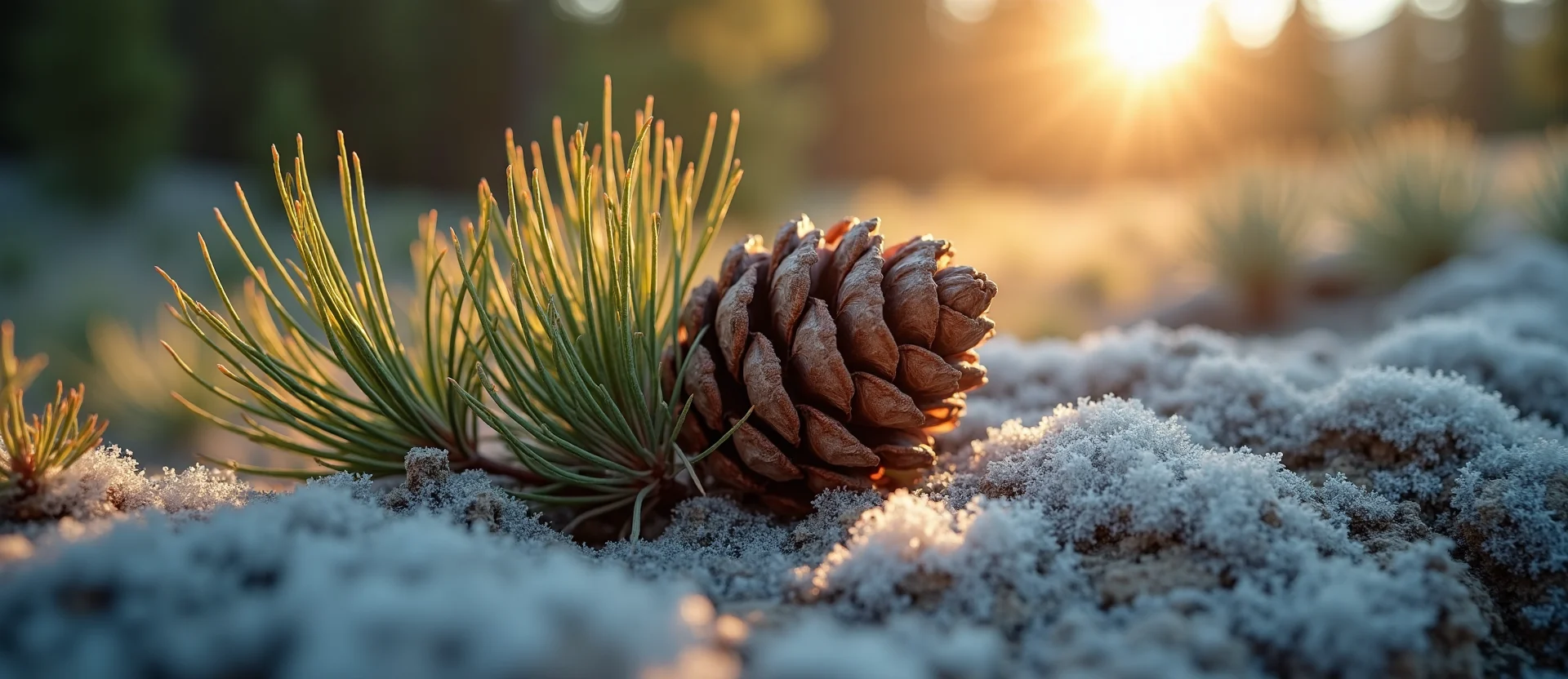 Symbolizing Seed/New Beginning: A local Sagebrush (Artemisia tridentata) opening pine cone. - AI Generated