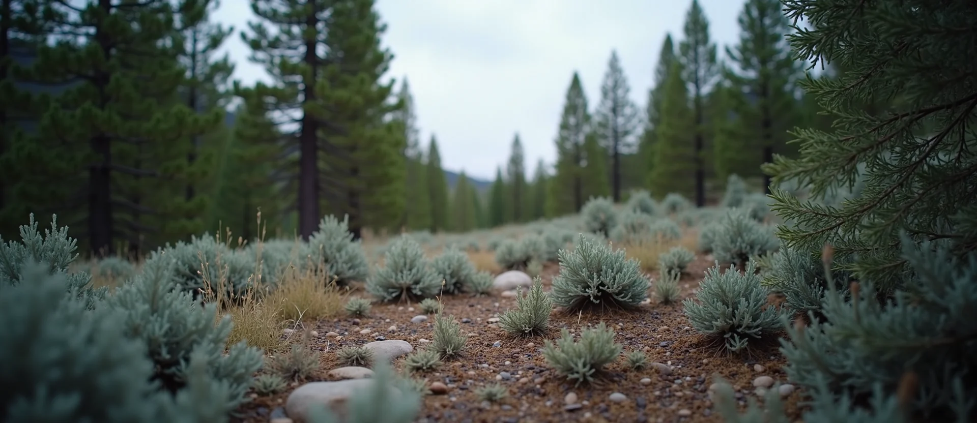 Symbolizing Identity/Local: A local Sierra Juniper Washoe Valley floor. - AI Generated