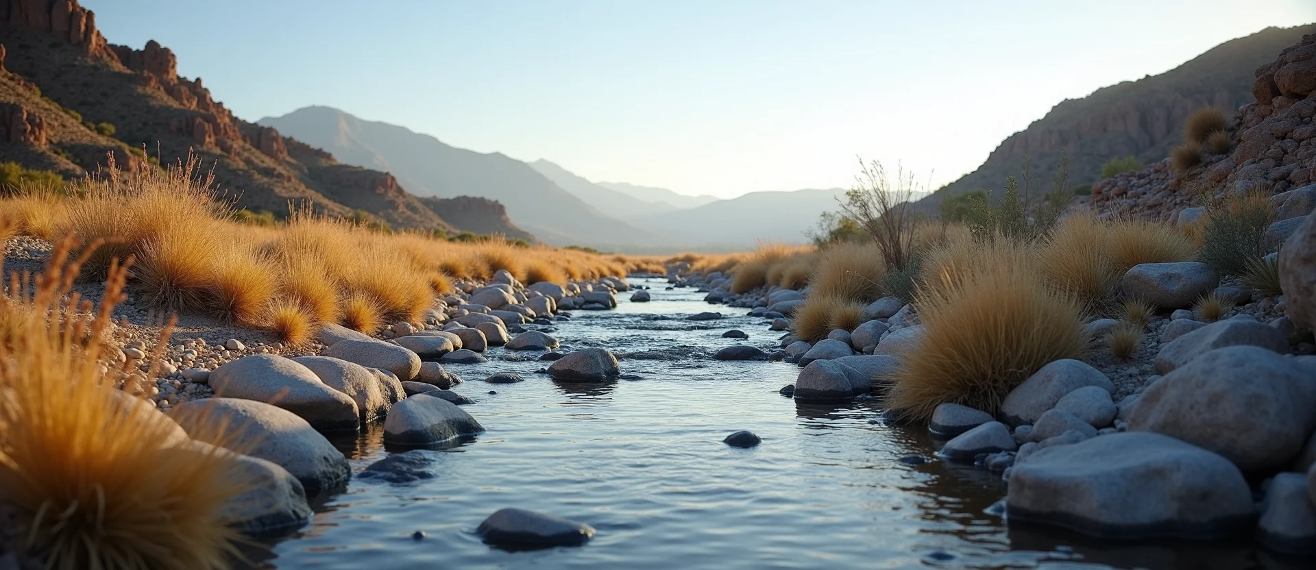 Symbolizing Flow/Cleansing: A local Desert Peach smooth Truckee river stones. - AI Generated