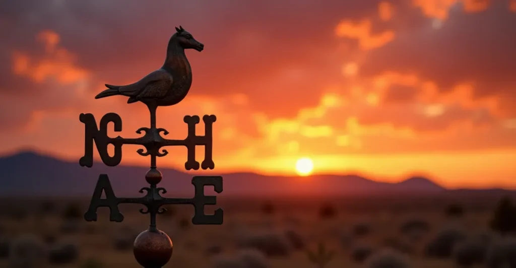 High-detail close-up of an oxidized copper weather vane in Washoe Valley, symbolizing the clinical pivot toward a new life in recovery.
