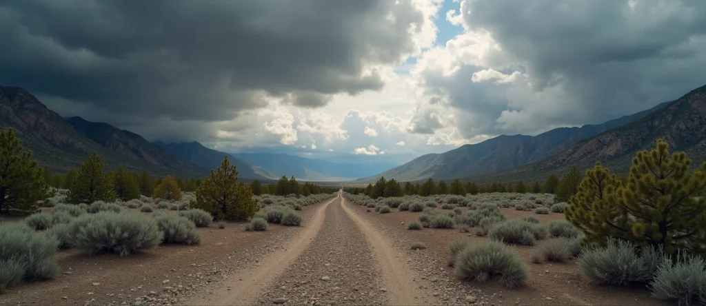 Symbolizing Identity/Local: A local Sierra Juniper Washoe Valley floor. - AI Generated