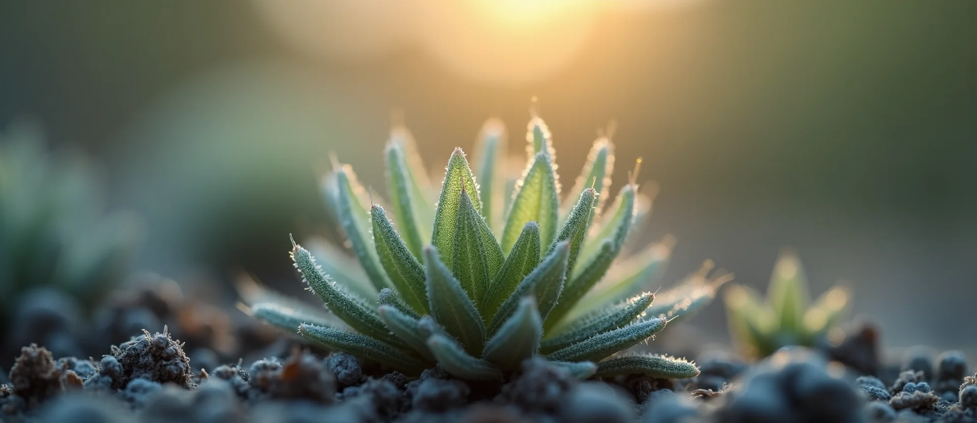 Symbolizing Seed/New Beginning: A local Manzanita sprouting sagebrush seedling. - AI Generated
