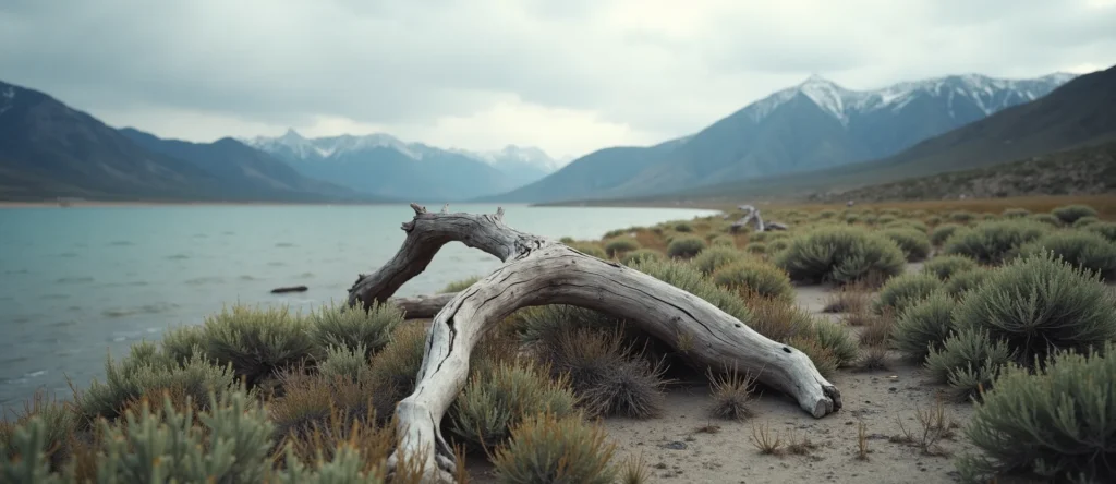 Symbolizing Growth/Resilience: A local Sagebrush (Artemisia tridentata) gnarled juniper roots. - AI Generated