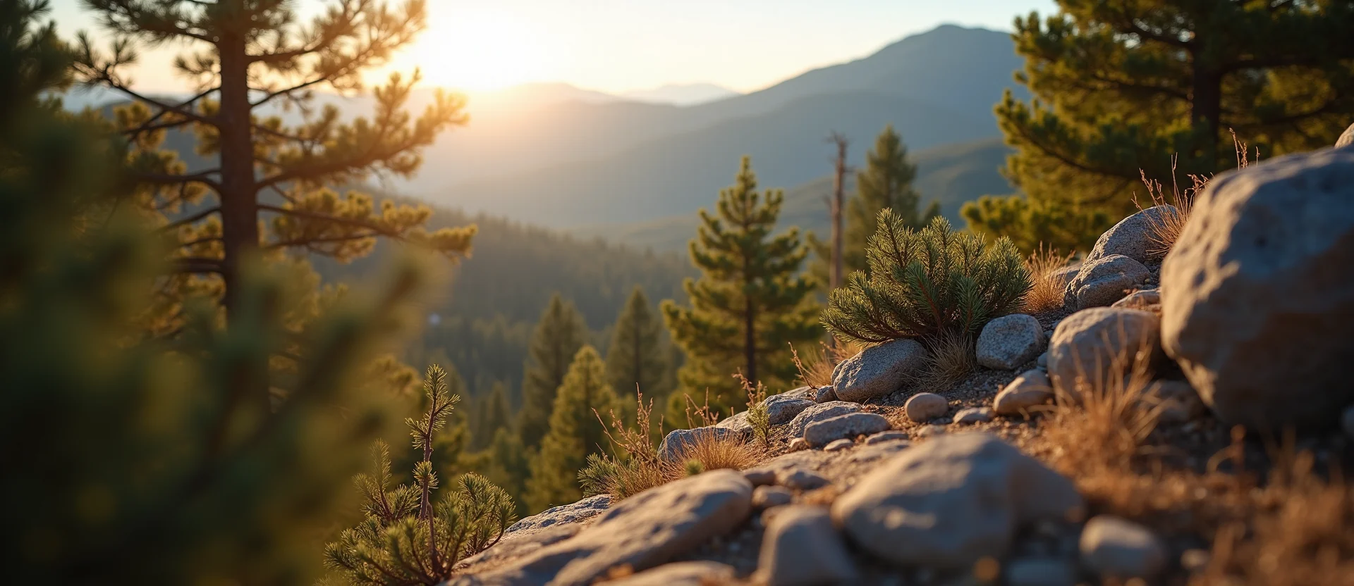 Symbolizing Identity/Local: A local Sierra Juniper Peavine Mountain silhouette. - AI Generated