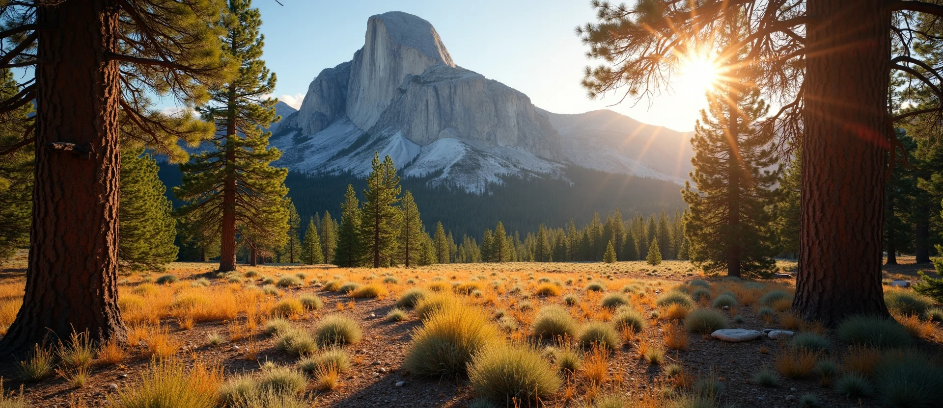 Symbolizing Stability/Peak: A local Indian Paintbrush jagged granite peak. - AI Generated