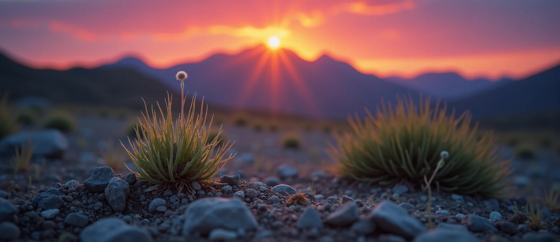 Symbolizing Seed/New Beginning: A local Rabbitbrush sprouting sagebrush seedling. - AI Generated