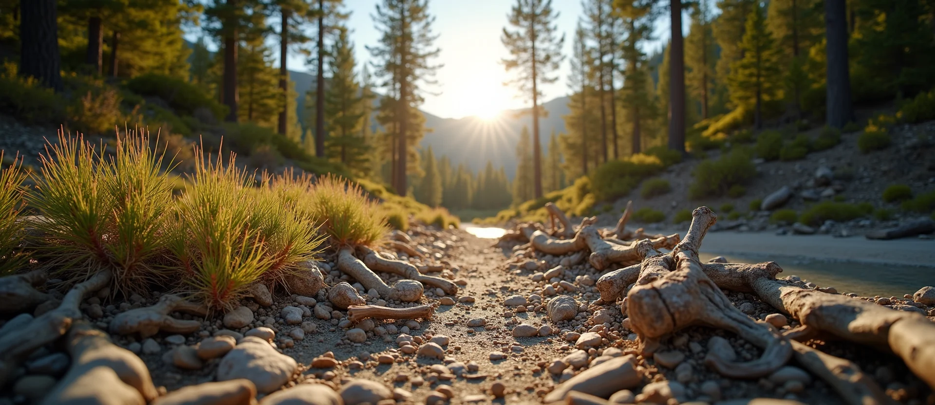 Symbolizing Identity/Local: A local Rabbitbrush Washoe Valley floor. - AI Generated