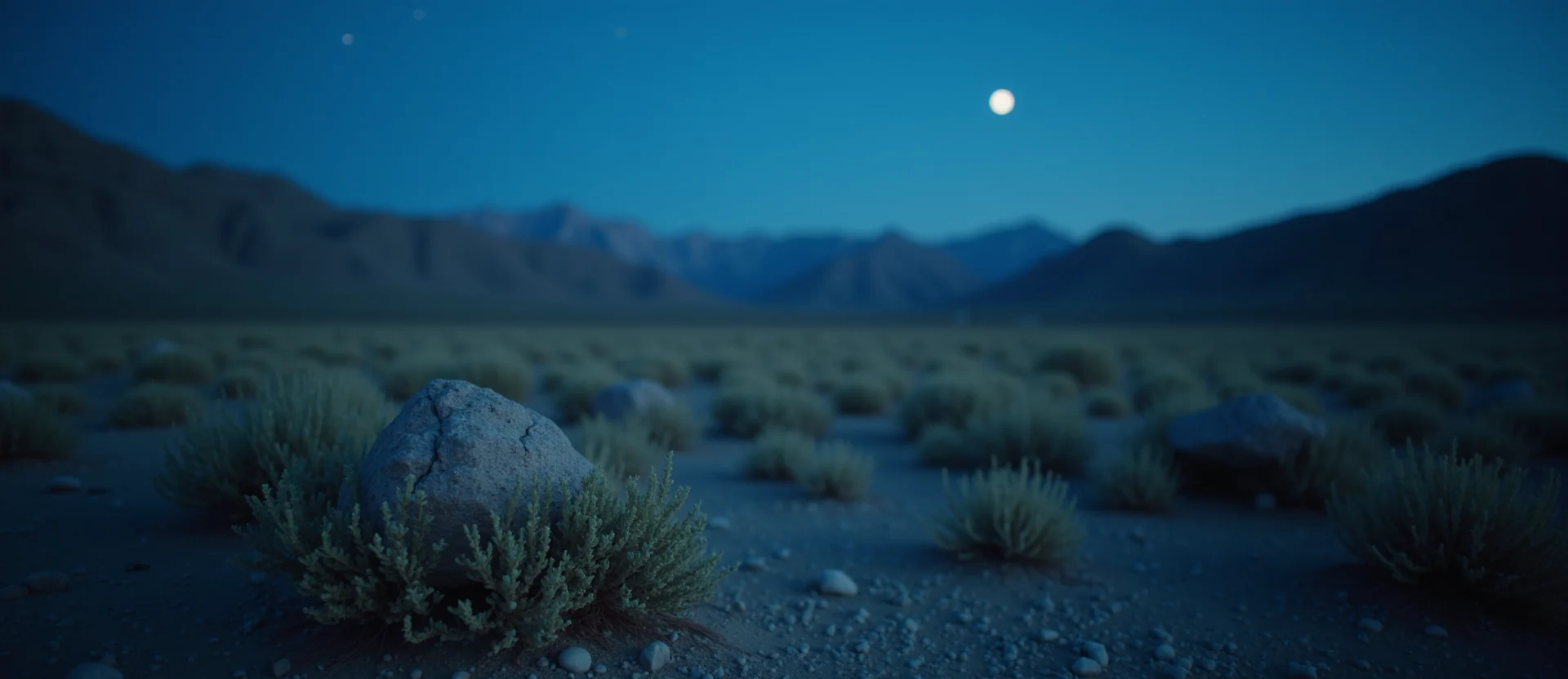 Symbolizing Stability/Peak: A local Sagebrush (Artemisia tridentata) distant Sierra horizon. - AI Generated