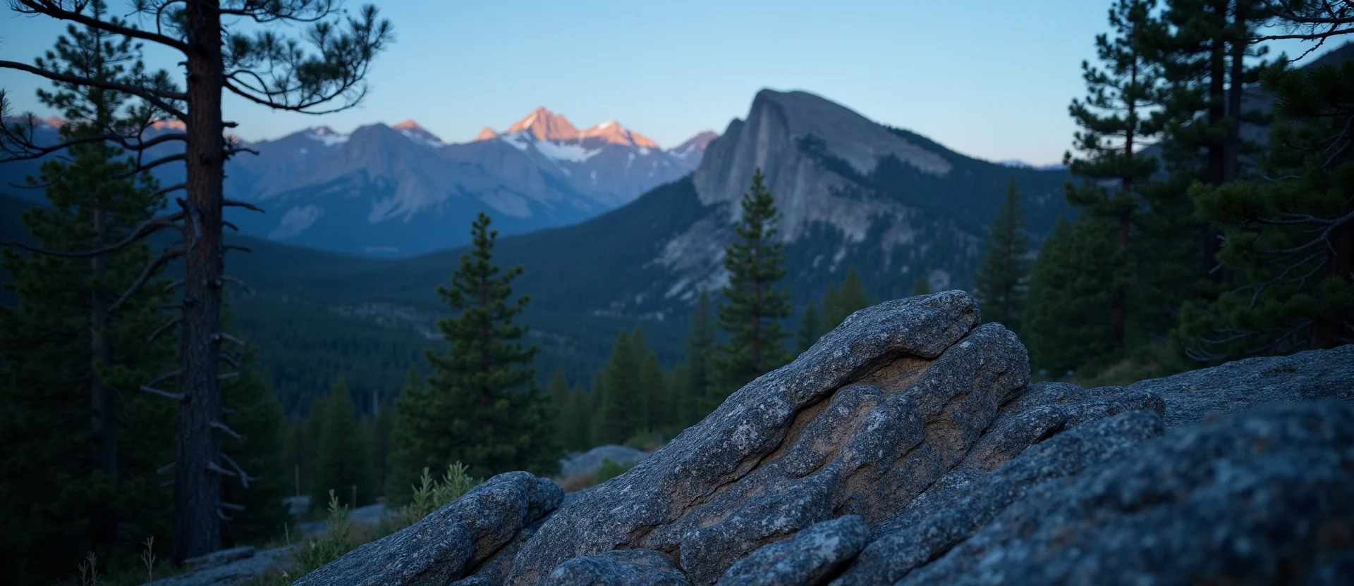 Symbolizing Stability/Peak: A local Mountain Mahogany solid mountain ridge. - AI Generated