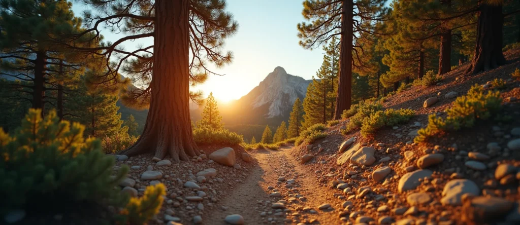 Symbolizing Stability/Peak: A local Mountain Mahogany solid mountain ridge. - AI Generated