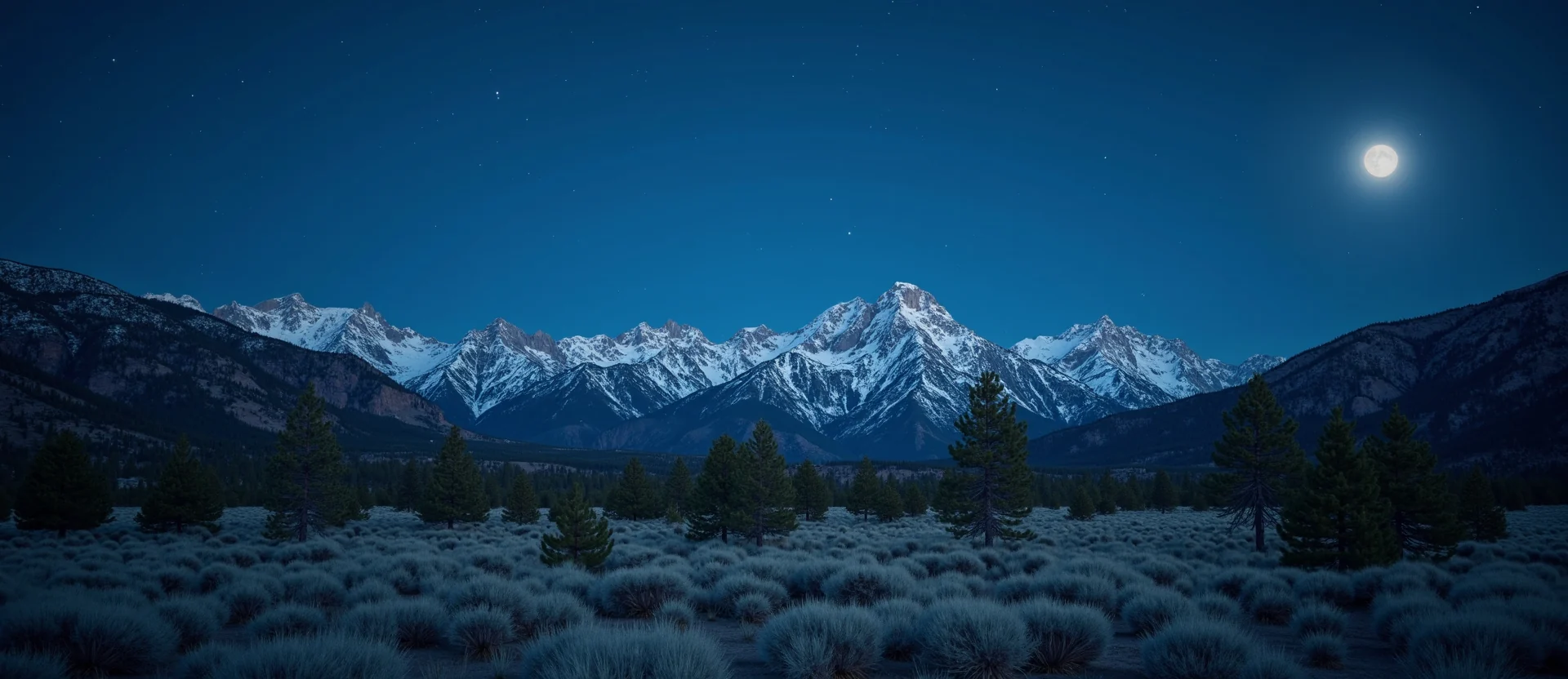 Symbolizing Identity/Local: A local Mountain Mahogany Sierra Nevada skyline. - AI Generated