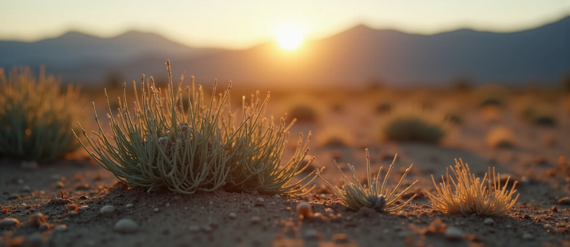Symbolizing Seed/New Beginning: A local Desert Peach single pine seed on dry earth. - AI Generated