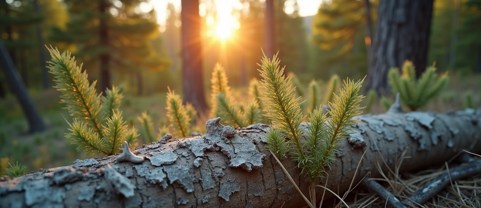 Symbolizing Growth/Resilience: A local Sagebrush (Artemisia tridentata) thriving aspen grove. - AI Generated