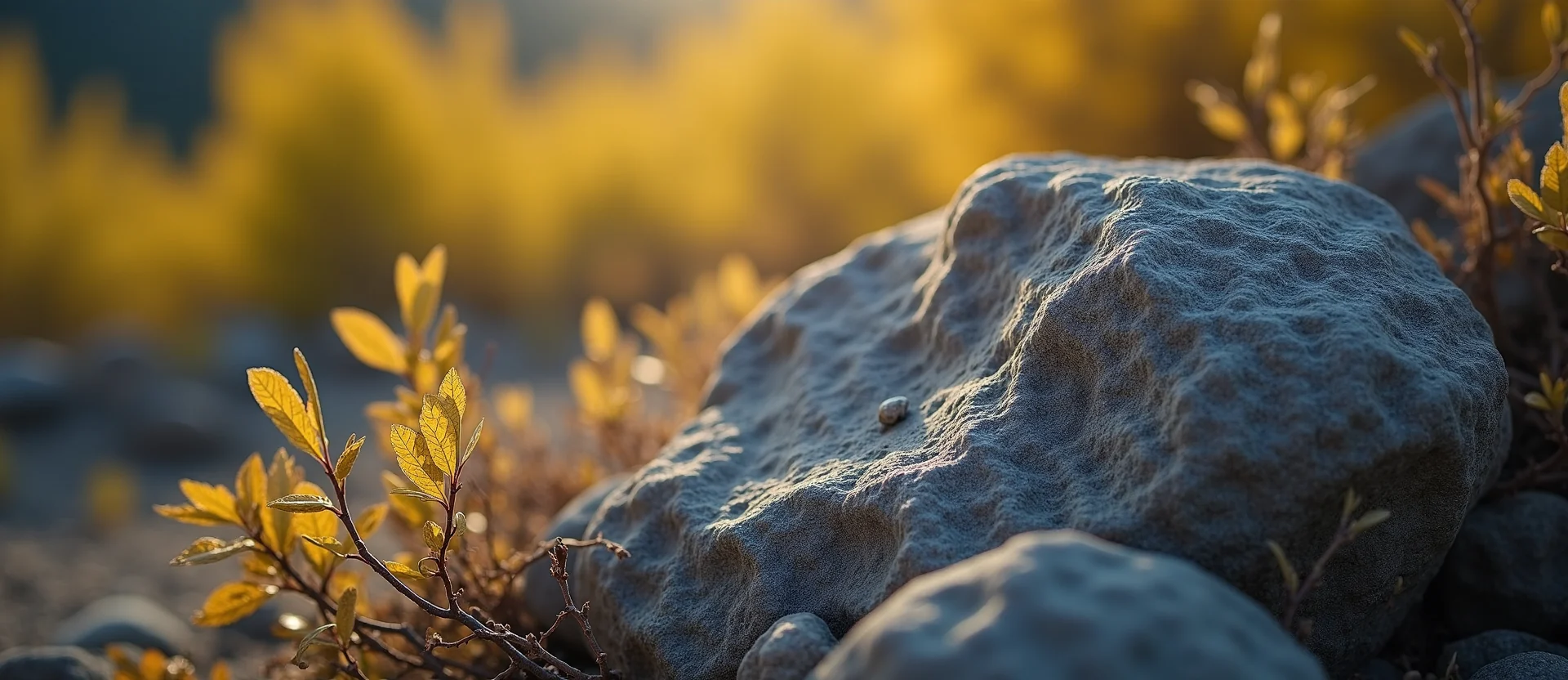 Symbolizing Stability/Peak: A local Manzanita unshakable boulder. - AI Generated