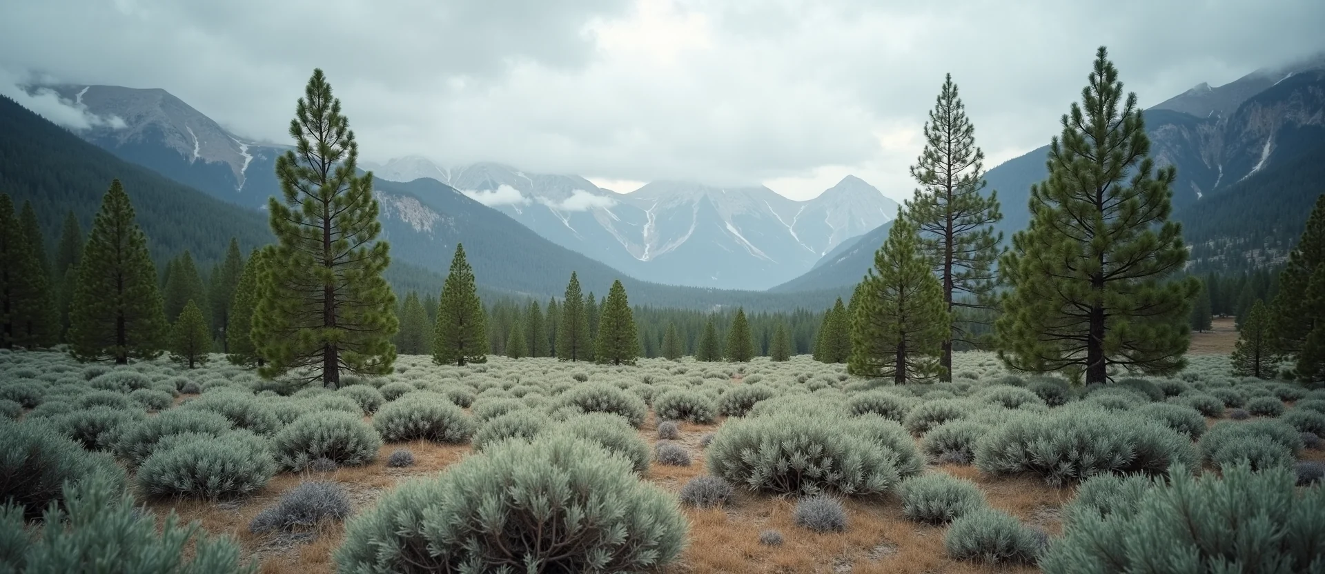 Symbolizing Growth/Resilience: A local Rabbitbrush thriving aspen grove. - AI Generated