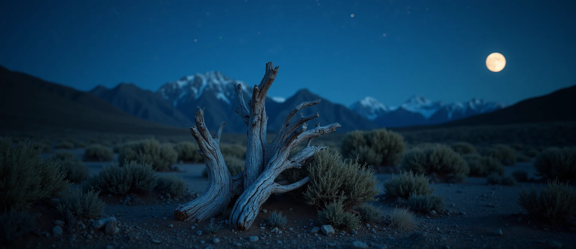 Symbolizing Growth/Resilience: A local Bitterbrush gnarled juniper roots. - AI Generated