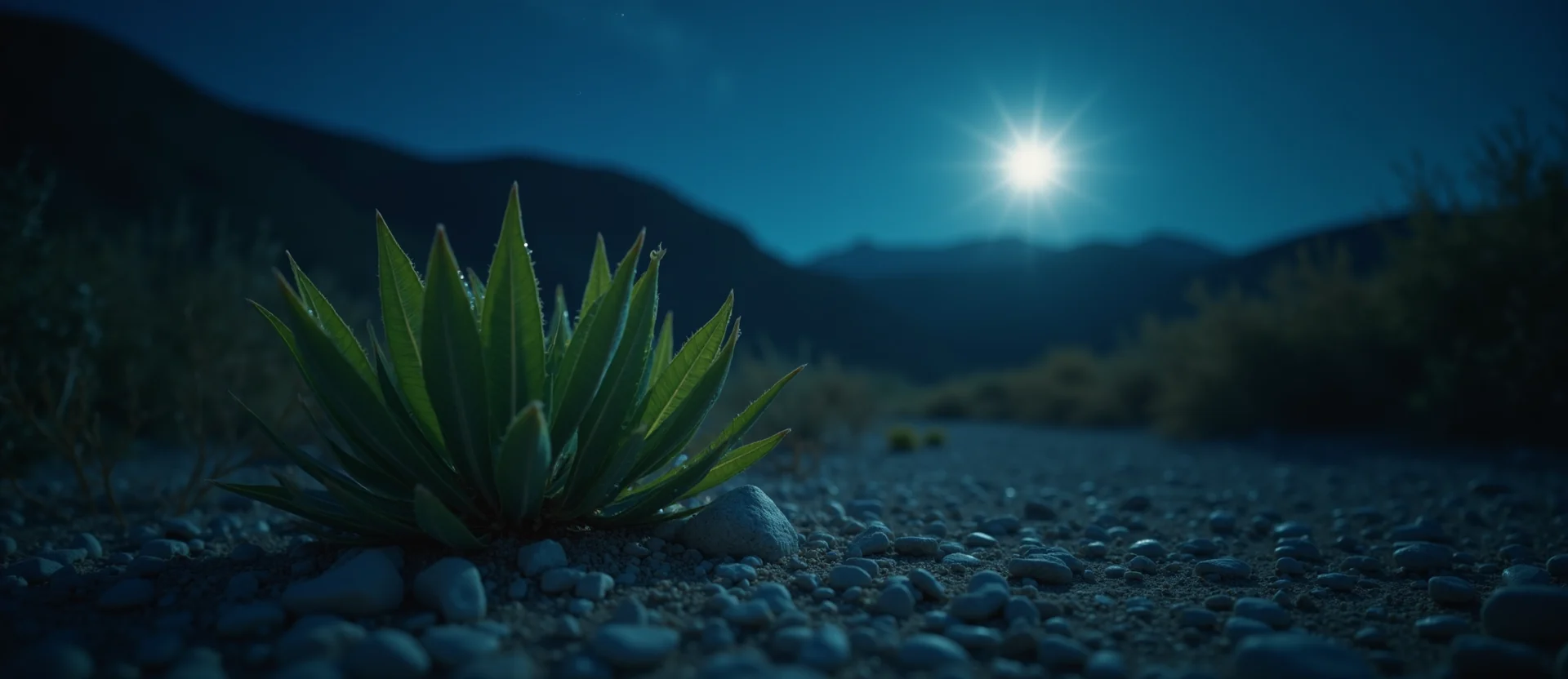 Symbolizing Flow/Cleansing: A local Indian Paintbrush raindrops on desert leaves. - AI Generated