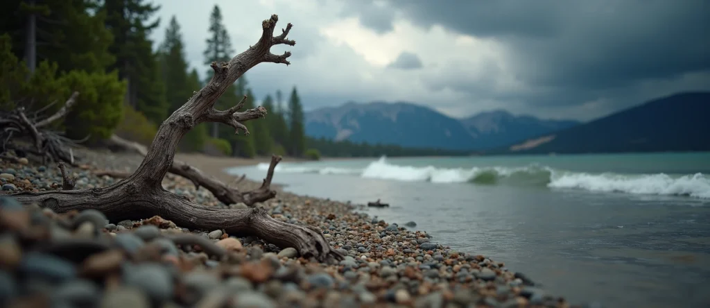 Symbolizing Growth/Resilience: A local Ponderosa Pine new branch reaching for the sky. - AI Generated