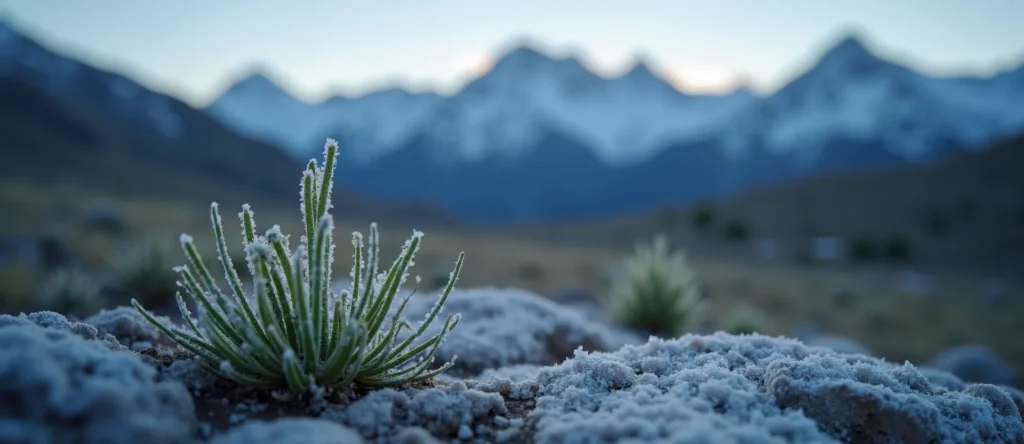 Symbolizing Seed/New Beginning: A local Desert Peach sprouting sagebrush seedling. - AI Generated