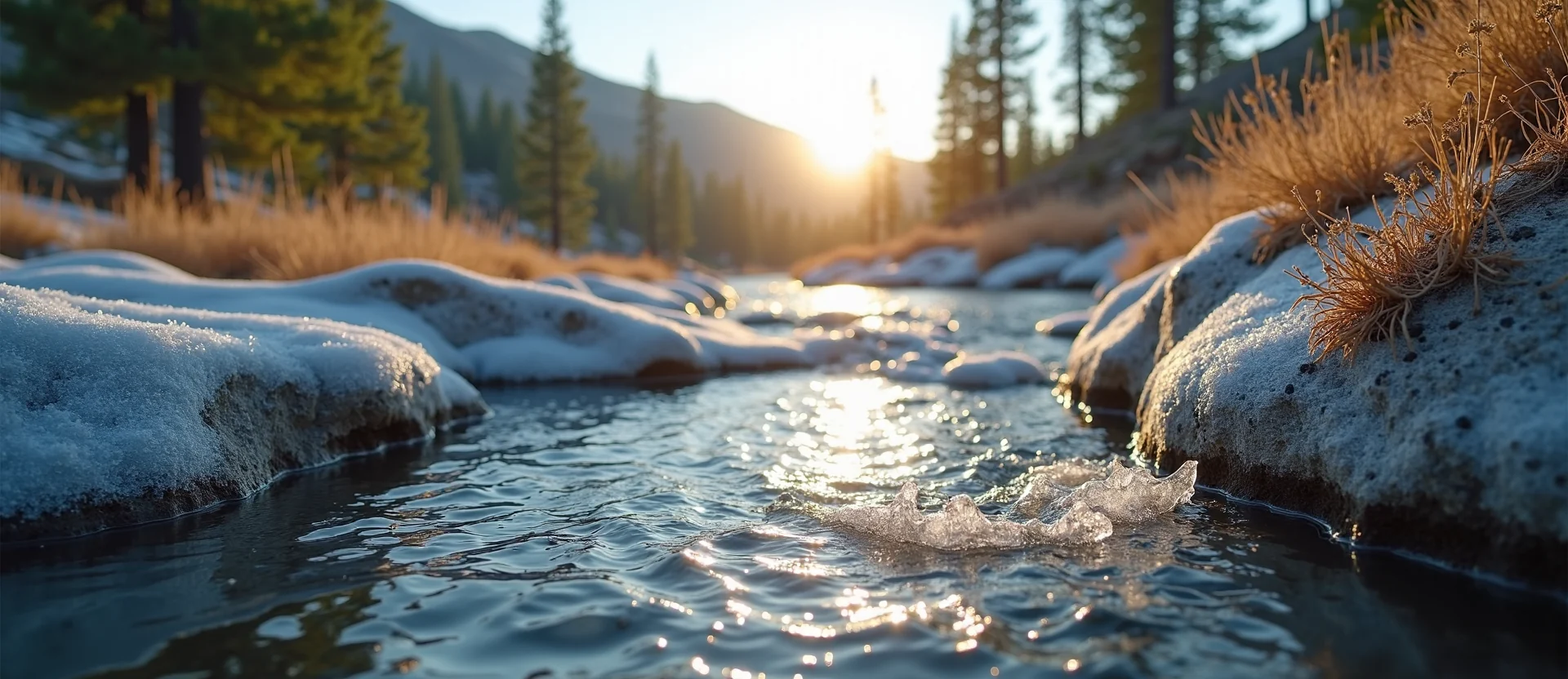 Symbolizing Flow/Cleansing: A local Quaking Aspen smooth Truckee river stones. - AI Generated