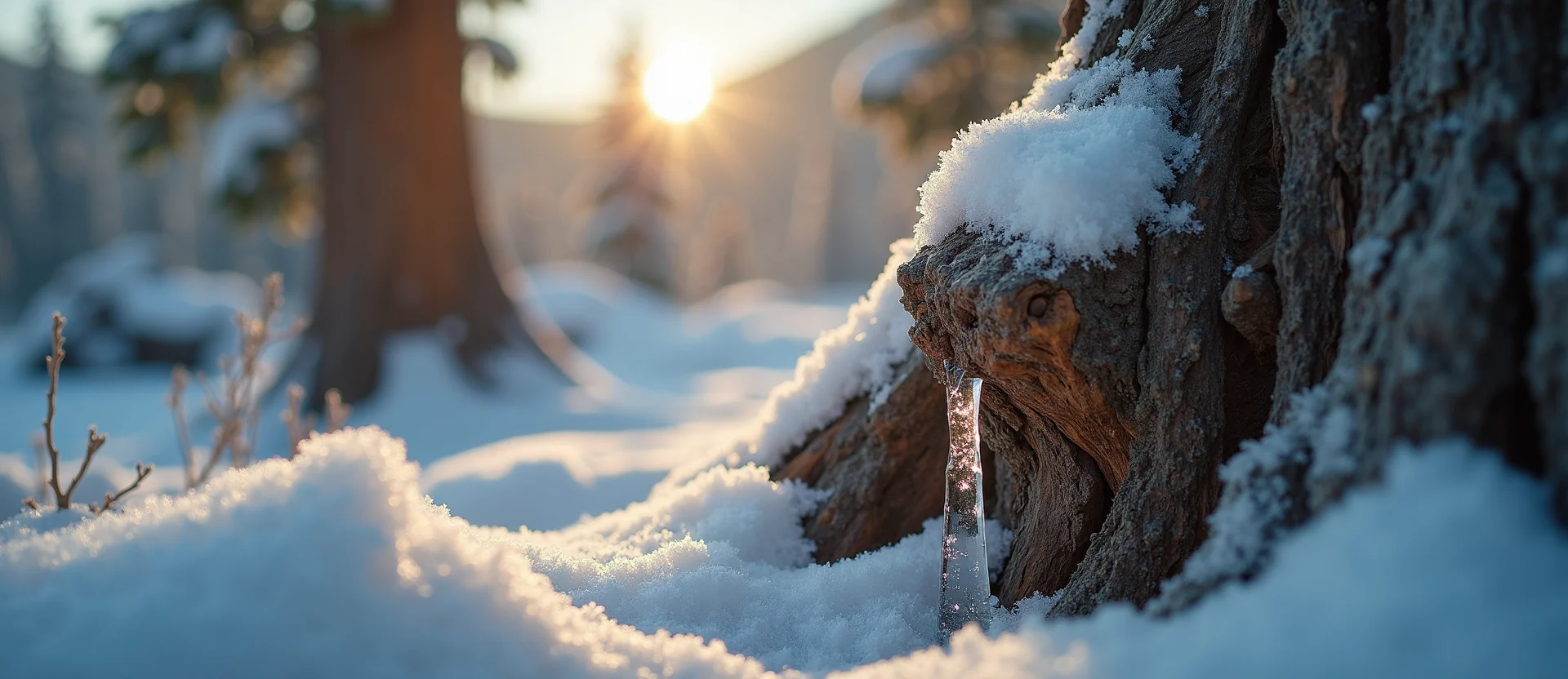 Symbolizing Growth/Resilience: A local Bitterbrush sturdy weathered tree trunk. - AI Generated
