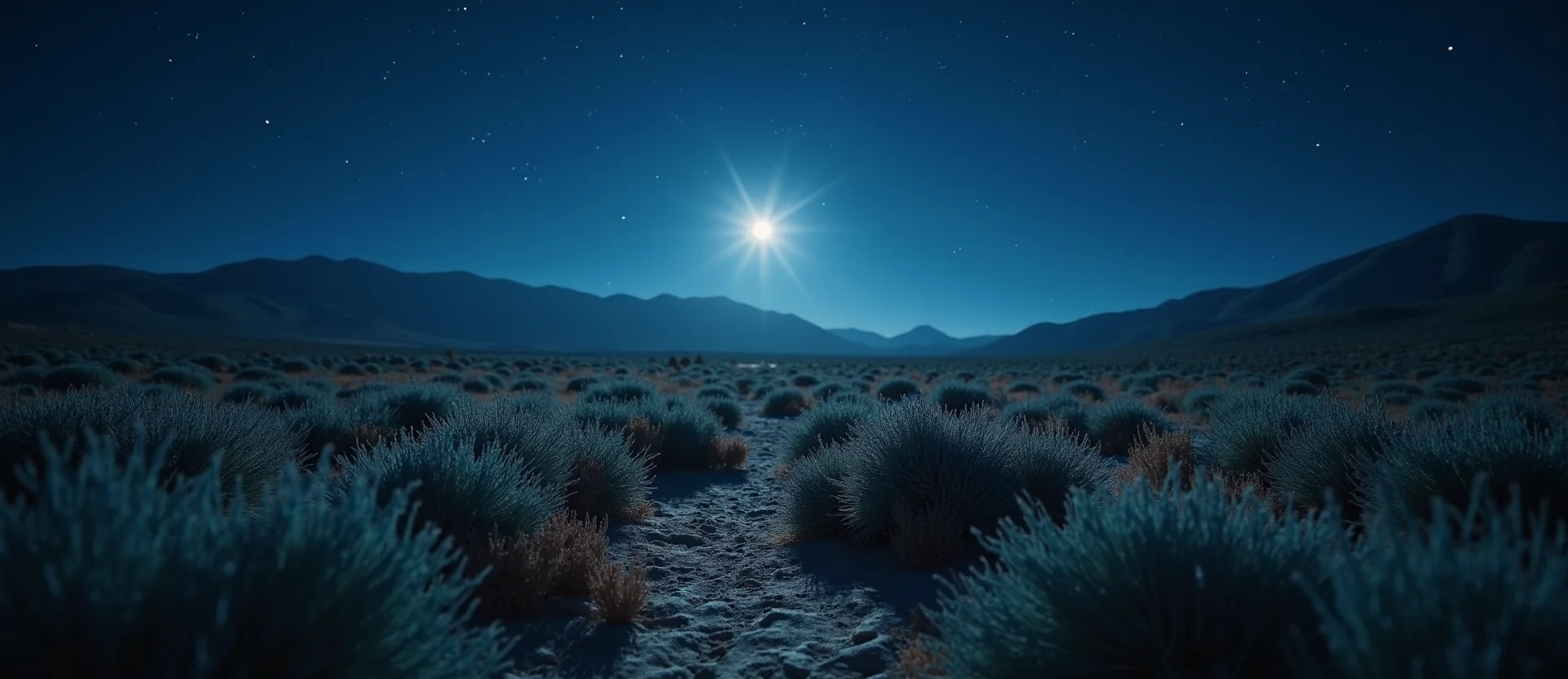 Symbolizing Identity/Local: A local Sagebrush (Artemisia tridentata) Washoe Valley floor. - AI Generated