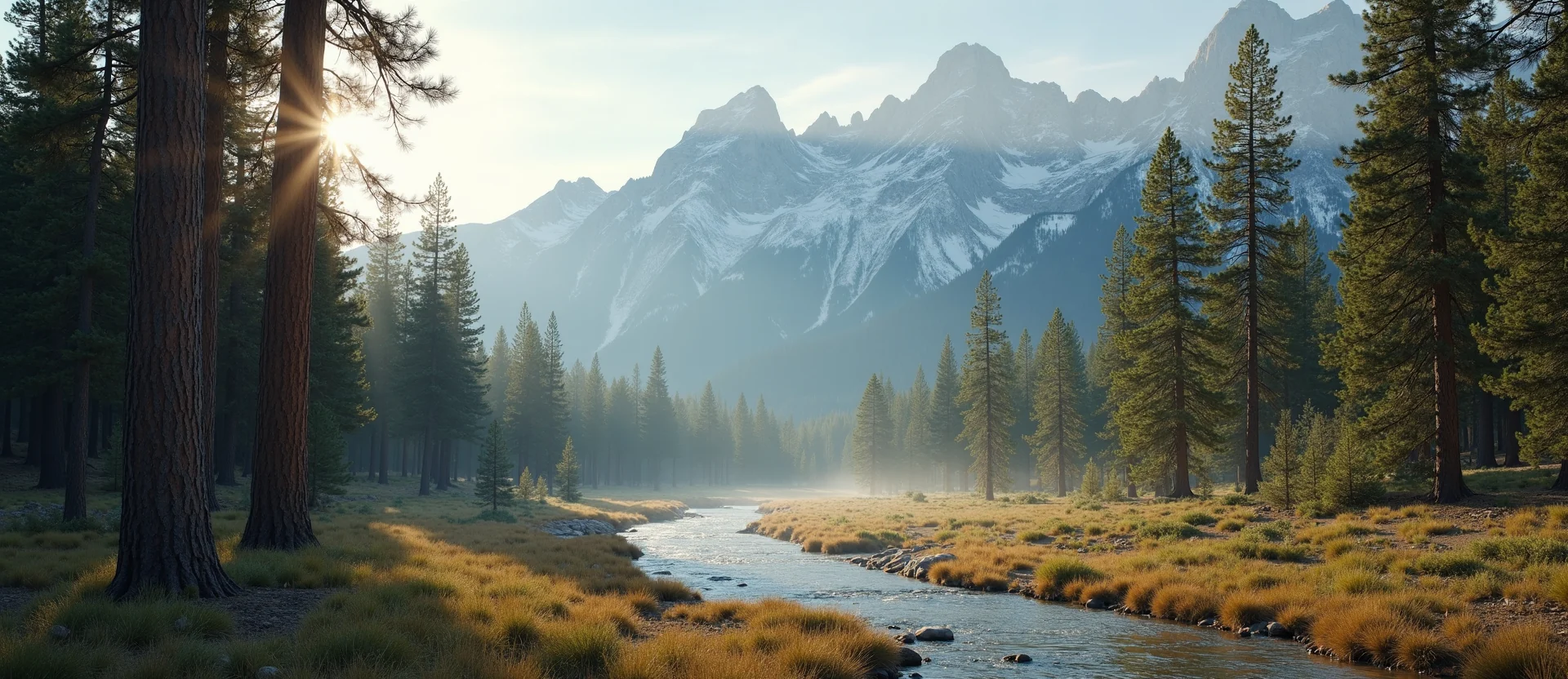 Symbolizing Identity/Local: A local Quaking Aspen Sierra Nevada skyline. - AI Generated