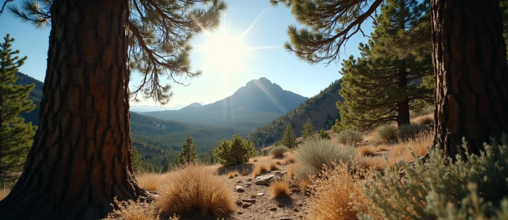 Symbolizing Identity/Local: A local Manzanita Peavine Mountain silhouette. - AI Generated