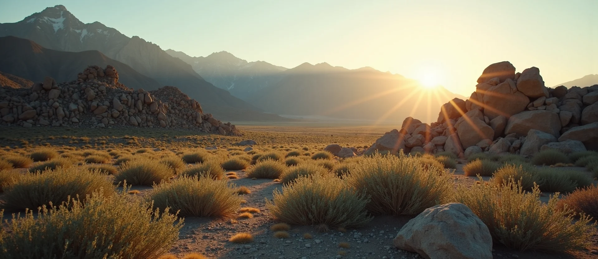 Symbolizing Identity/Local: A local Sagebrush (Artemisia tridentata) Washoe Valley floor. - AI Generated